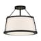 Nuvo Fixture, Semi Flush, 3-Lght, Incandescent, 60W, 120V, A19, Medium Base, Weight: 7.93 60/6998 - alternate 3